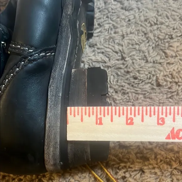 Wesco Black Leather 16” Lineman’s Boots