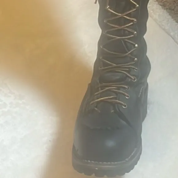 Wesco Black Leather 16” Lineman’s Boots