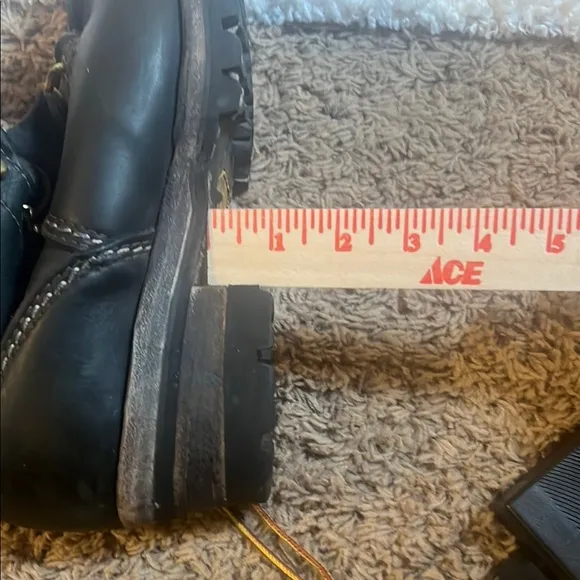 Wesco Black Leather 16” Lineman’s Boots