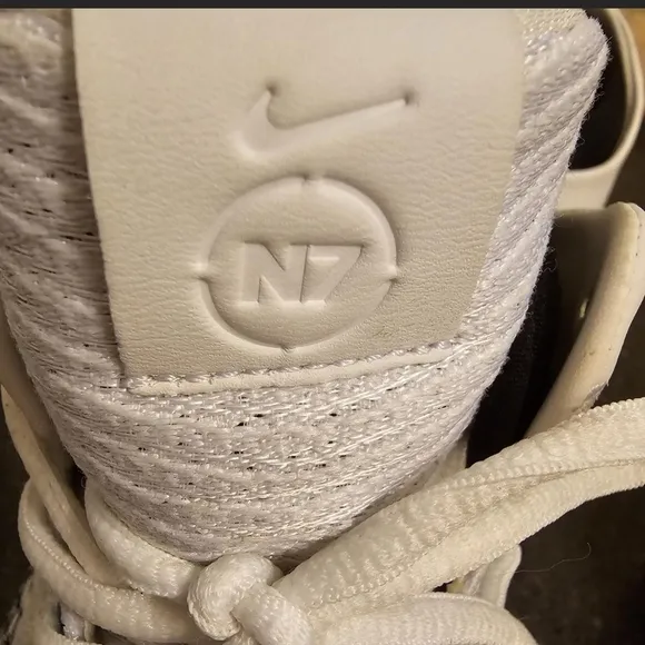 White and Black Basketball Sneakers