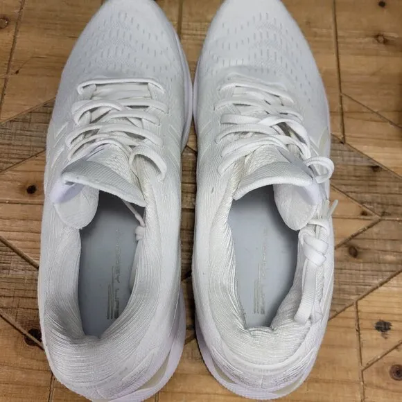 Womens ASICS Gel Nimbus 24 Pure Triple White Running Shoes 1012B201-100 Size 11