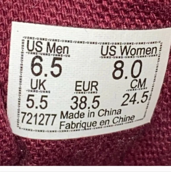 Women's Burgundy Suede Fringe High-Top Van Sneakers