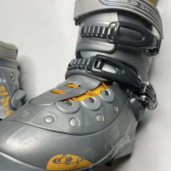 Womens Salomon Verse TF Ski Boots Size 6.5 Thermic Fit Speed Lace 278mm-23/23.5
