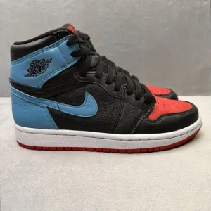 Womens Size 6 Nike Air Jordan 1 High OG Shoes UNC to CHI 2020 Red Blue Black