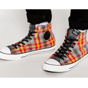 Woolrich X Converse Chuck Taylor Plaid Wool Hi Top Sneakers