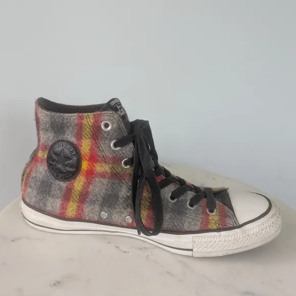 Woolrich X Converse Chuck Taylor Plaid Wool Hi Top Sneakers