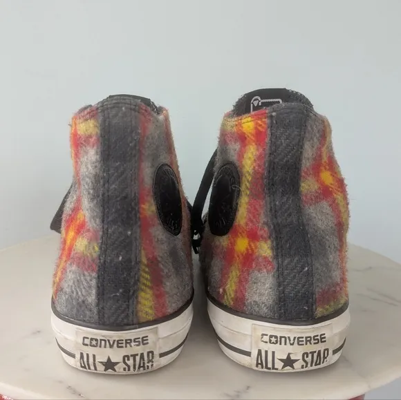 Woolrich X Converse Chuck Taylor Plaid Wool Hi Top Sneakers