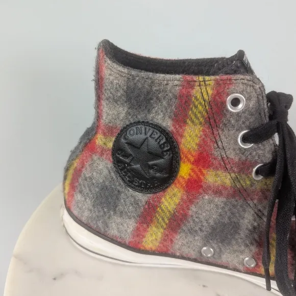 Woolrich X Converse Chuck Taylor Plaid Wool Hi Top Sneakers