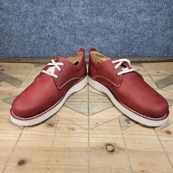 🔥 Worn Once Samuel Hubbard Free Leather Shoes Men’s Sz 9 Medium - Rust Nubuck
