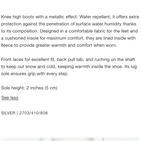 Zara NWT water repellent ski collection boots